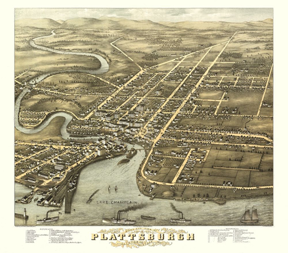 Picture of PLATTSBURGH NEW YORK - STONER 1877 