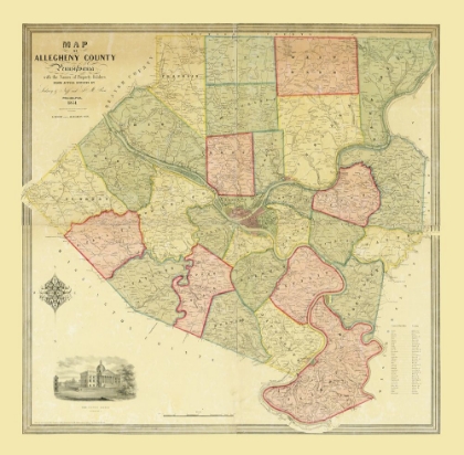 Picture of ALLEGHANY COUNTY PENNSYLVANIA - MCREA 1851