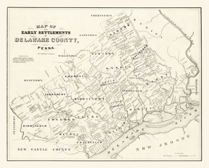Picture of DELAWARE COUNTY PENNSYLVANIA - BOWEN 1790