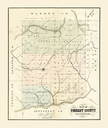 Picture of FOREST COUNTY PENNSYLVANIA - BARNES 1858