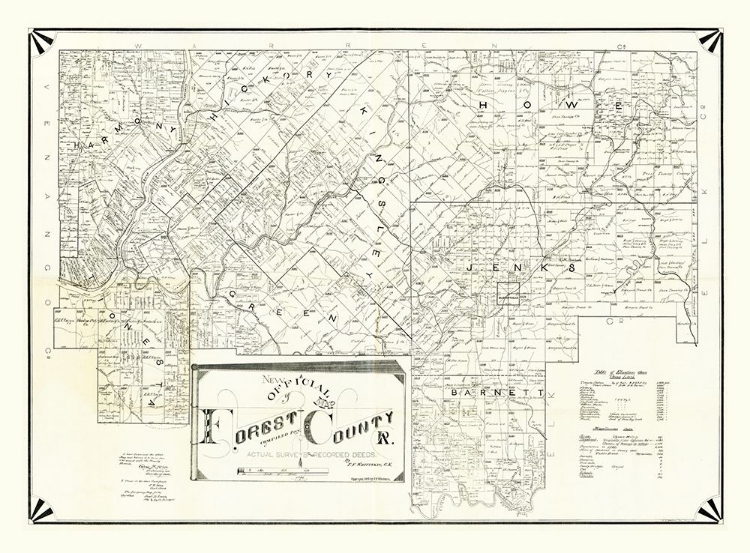 Picture of FOREST COUNTY PENNSYLVANIA - WHITTEKIN 1895