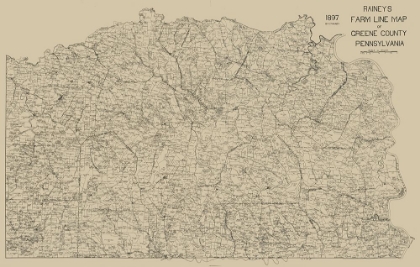 Picture of GREENE COUNTY PENNSYLVANIA - RAINEY 1897