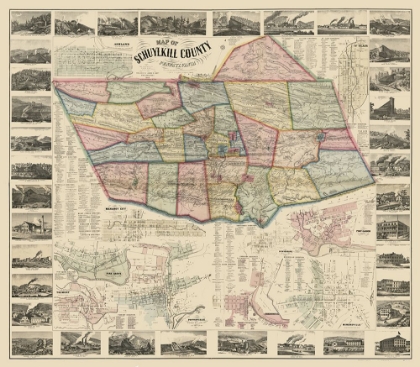 Picture of SCHUYLKILL COUNTY PENNSYLVANIA - SCOTT 1864