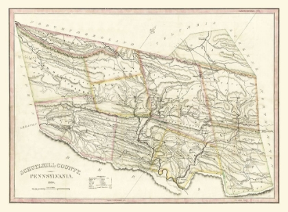 Picture of SCHUYLKILL COUNTY PENNSYLVANIA - 1830
