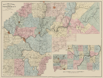 Picture of VENANGO COUNTY PENNSYLVANIA - BEERS 1865