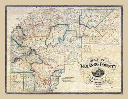 Picture of VENANGO COUNTY PENNSYLVANIA - IRWIN 1857