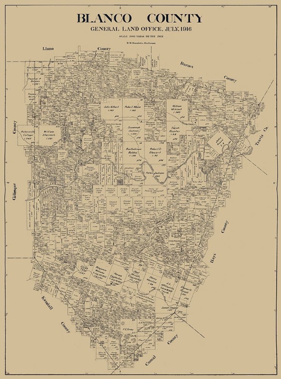 Picture of BLANCO COUNTY TEXAS - BRAMLETTE 1916 