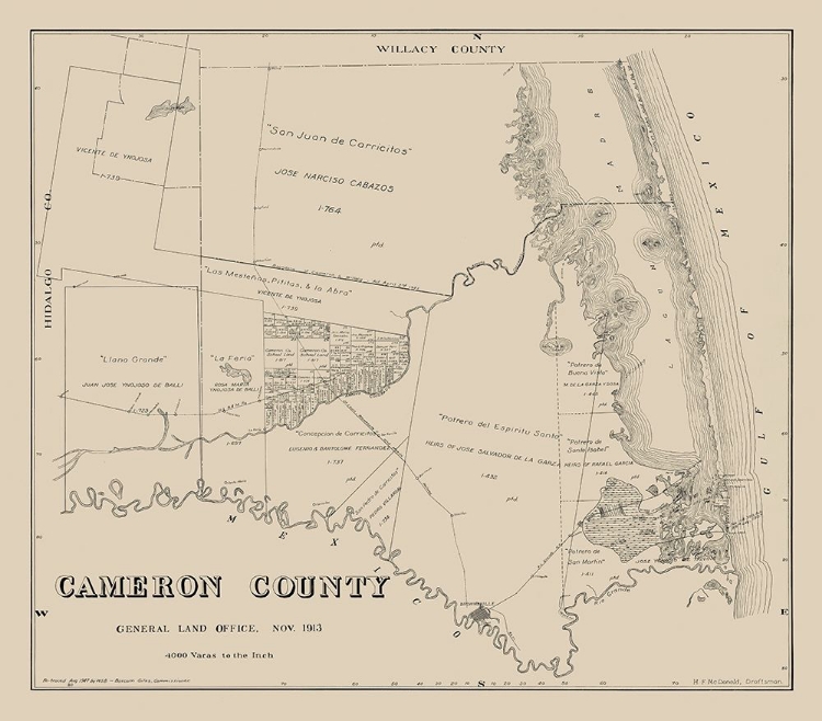 Picture of CAMERON COUNTY TEXAS - GILES 1913 