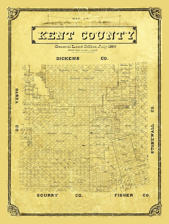 Picture of KENT COUNTY TEXAS - PORTER 1889 