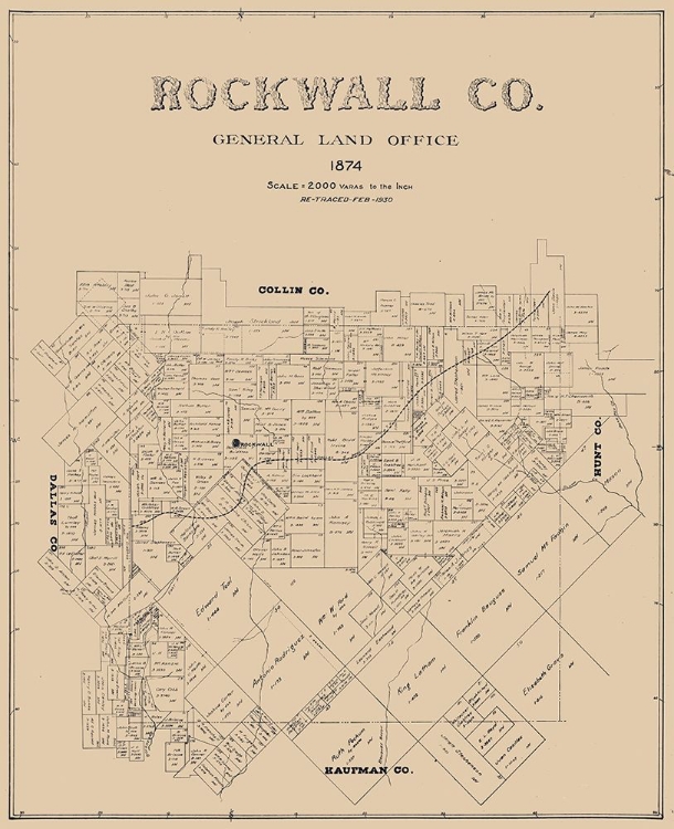 Picture of ROCKWALL COUNTY TEXAS -1874