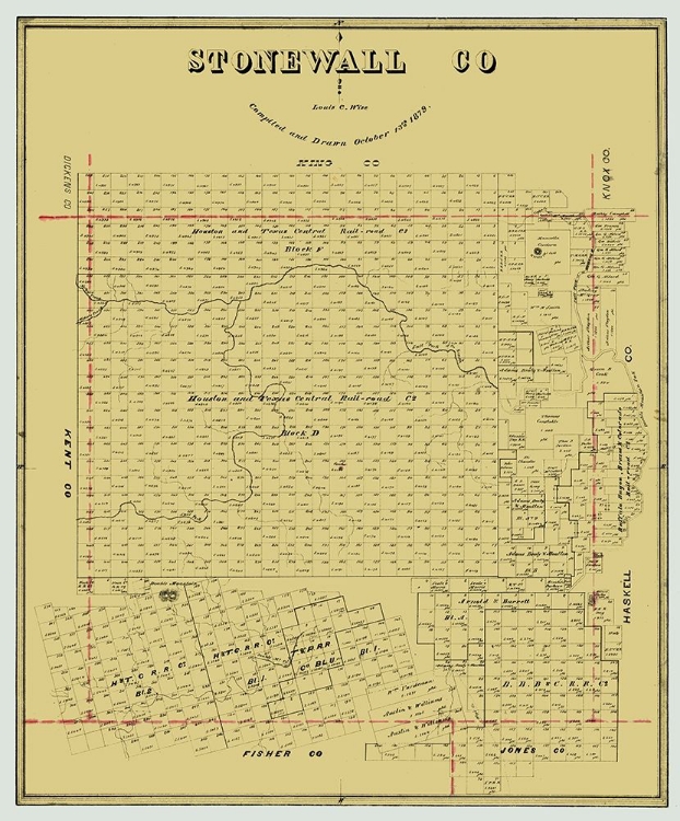 Picture of STONEWALL COUNTY TEXAS - WISE 1879 