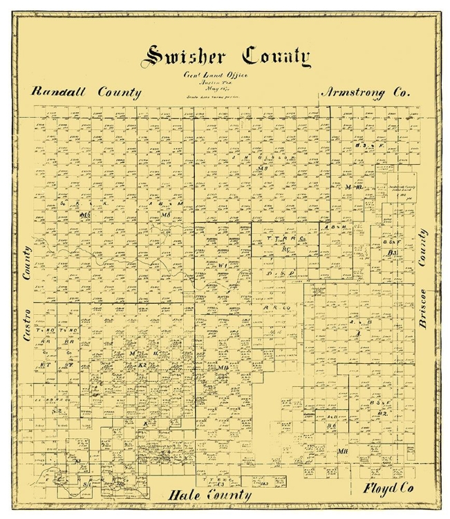 Picture of SWISHER COUNTY TEXAS -1873