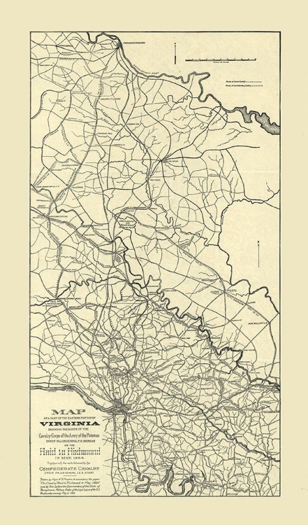 Picture of EASTERN PORTION VIRGINIA PRESTON 1864