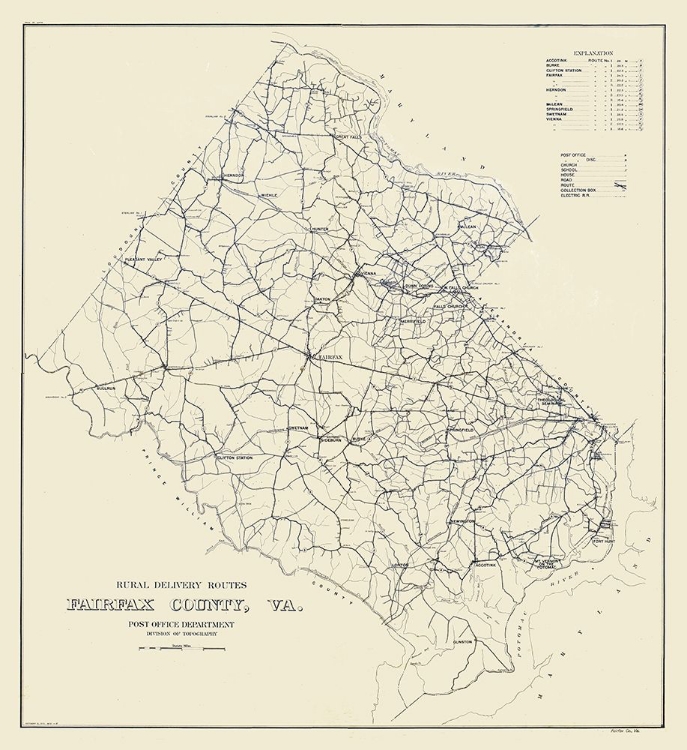 Picture of FAIRFAX COUNTY VIRGINIA -  1912