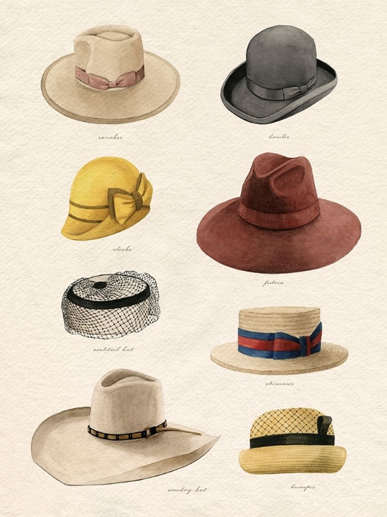 Picture of VINTAGE HATS II