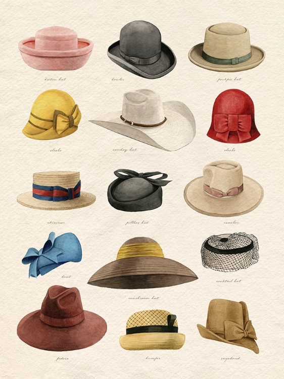 Picture of VINTAGE HATS III