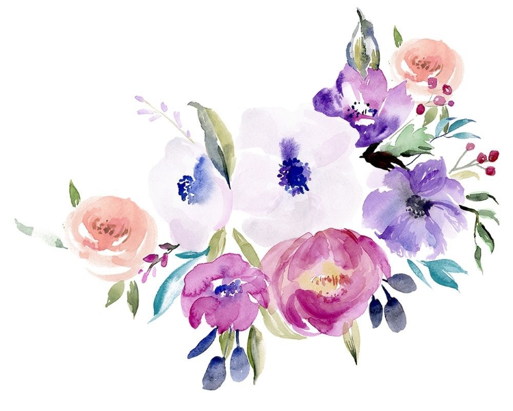 Picture of WATERCOLOR ANEMONE I