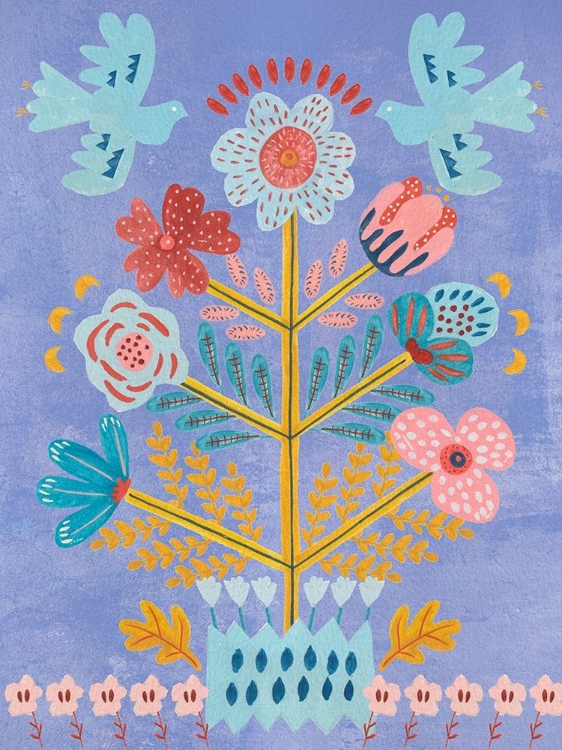 Picture of EMBROIDERED GARDEN IV