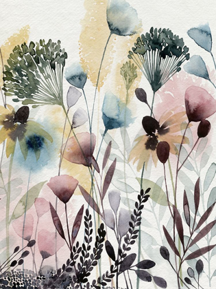 Picture of WATERCOLOR WILDFLOWER II