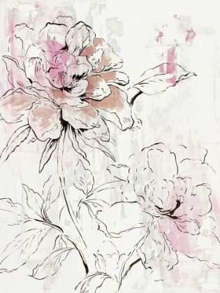 Picture of PINK PEONY BLOSSOM I 