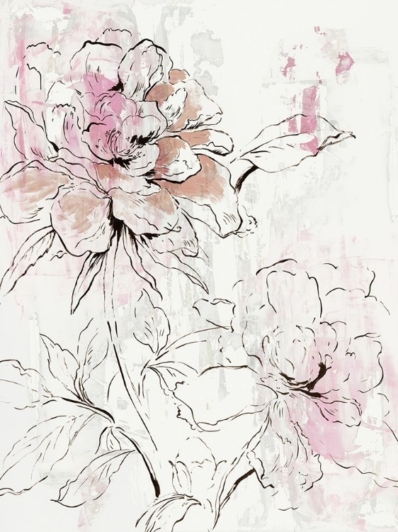 Picture of PINK PEONY BLOSSOM I 