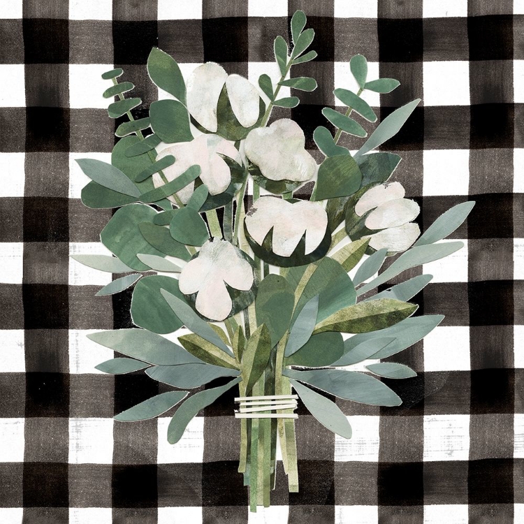 Picture of BUFFALO CHECK CUT PAPER BOUQUET II