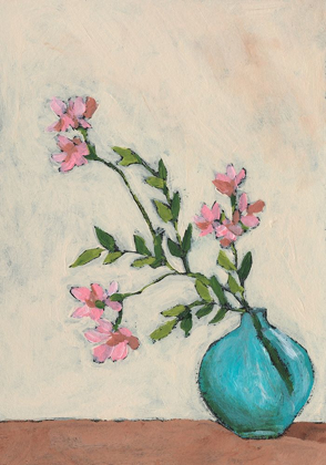 Picture of BLOSSOM IN BLUE VASE I