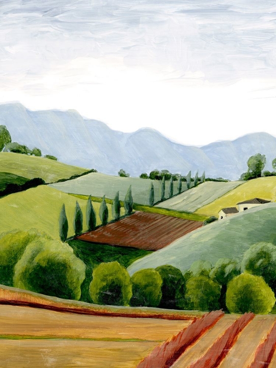 Picture of TUSCAN VALLEY SKETCH II