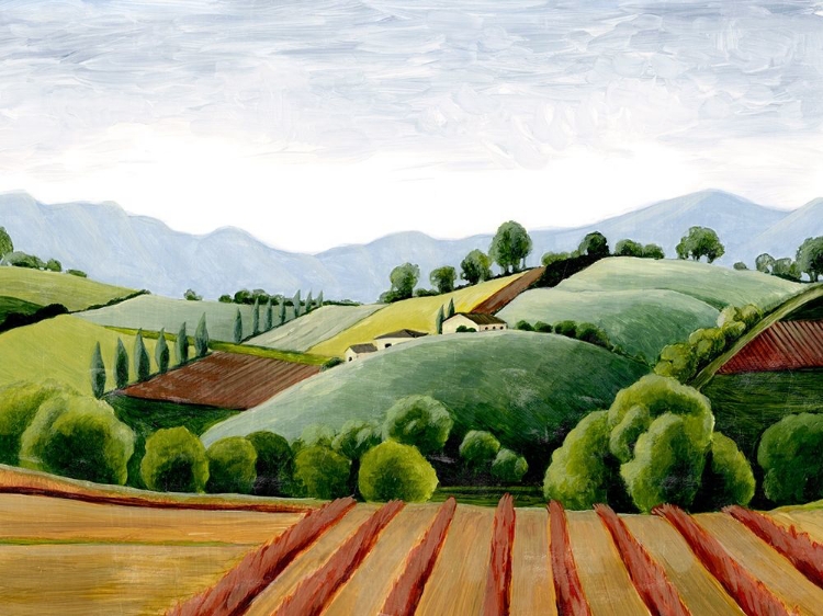 Picture of TUSCAN VALLEY SKETCH III