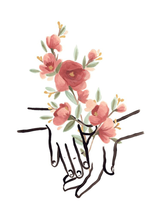 Picture of HANDS AND FLOWERS III