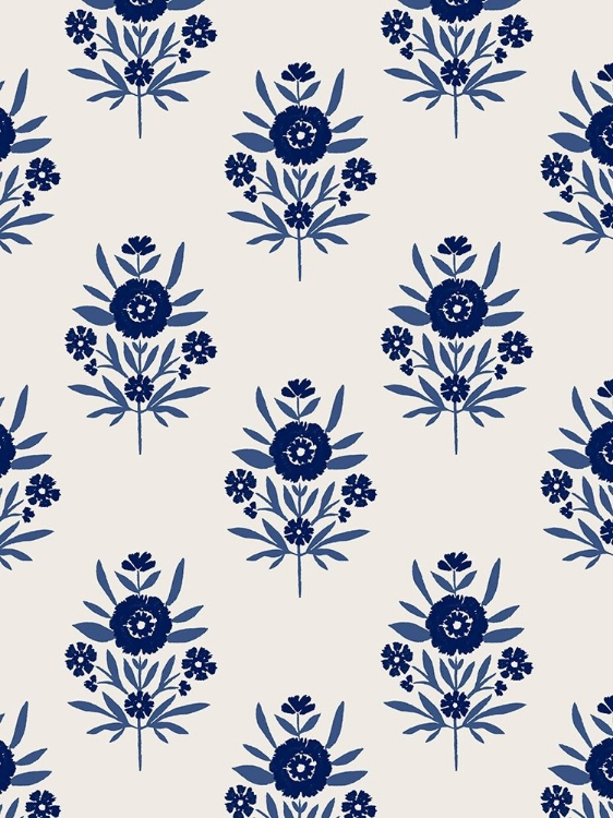 Picture of INDIGO BLOOM PATTERN II