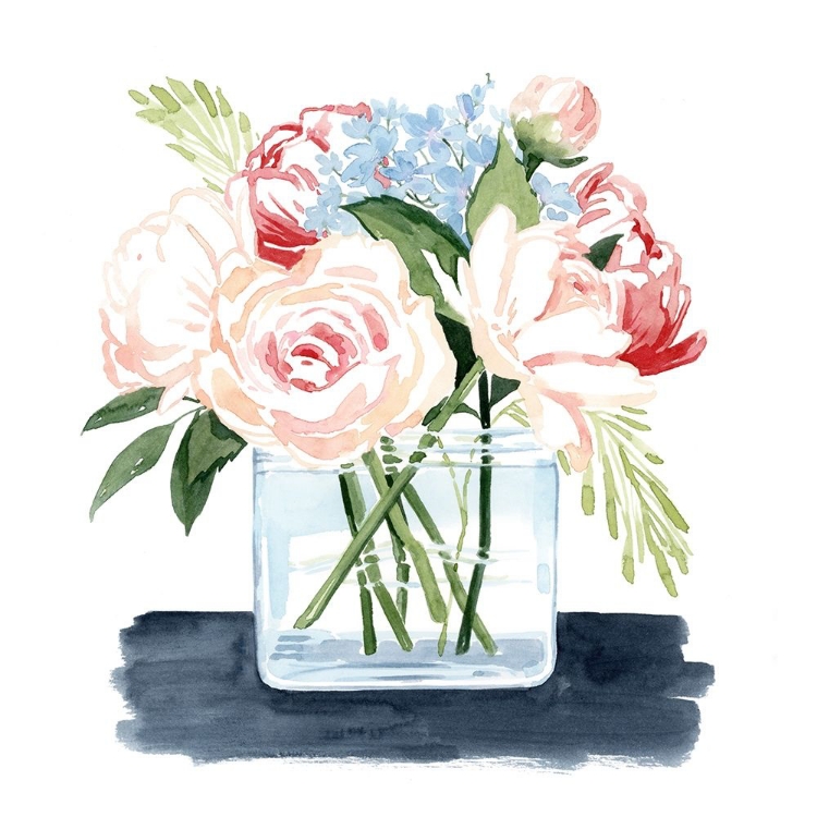 Picture of LOOSE WATERCOLOR BOUQUET I