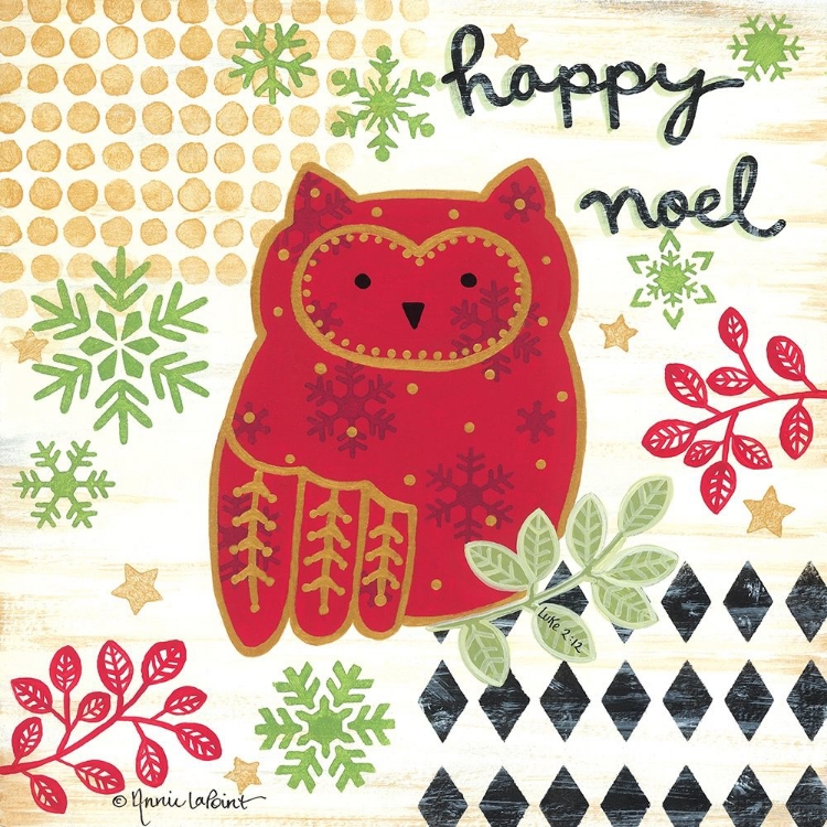 Picture of HAPPY NOEL OWL