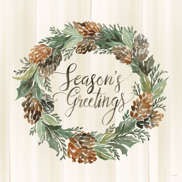 Picture of SAGE SEASONS GREETINGS WREATH