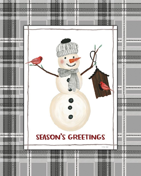 Picture of SEASONS GREETINGS SNOWMAN