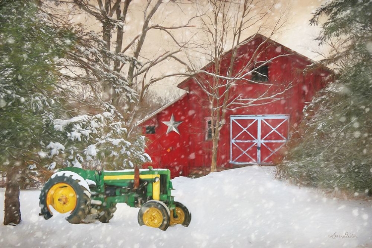 Picture of WINTER AT THE BARN