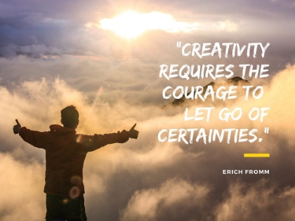 Picture of ERICH FROMM QUOTE: CREATIVITY