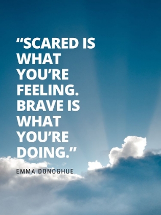 Picture of EMMA DONOGHUE QUOTE: SACRED AND BRAVE