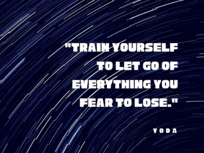 Picture of YODA QUOTE: TRAIN YOURSELF