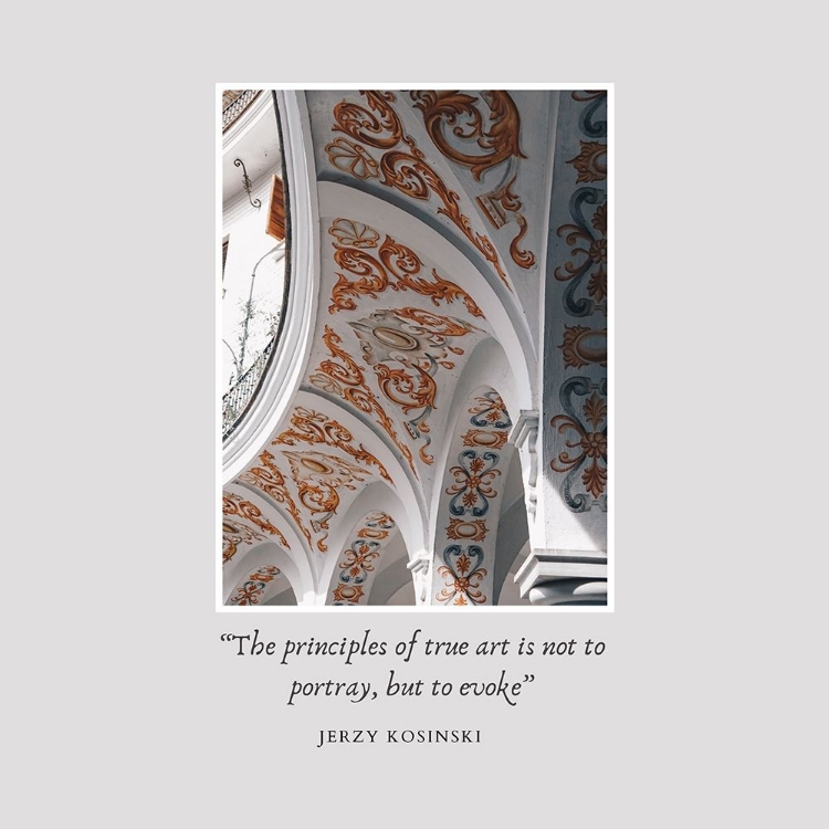 Picture of JERZY KOSINSKI QUOTE: TRUE ART