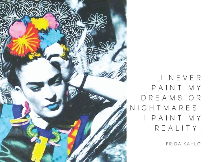 Picture of FRIDA KAHLO QUOTE: DREAMS OR NIGHTMARES