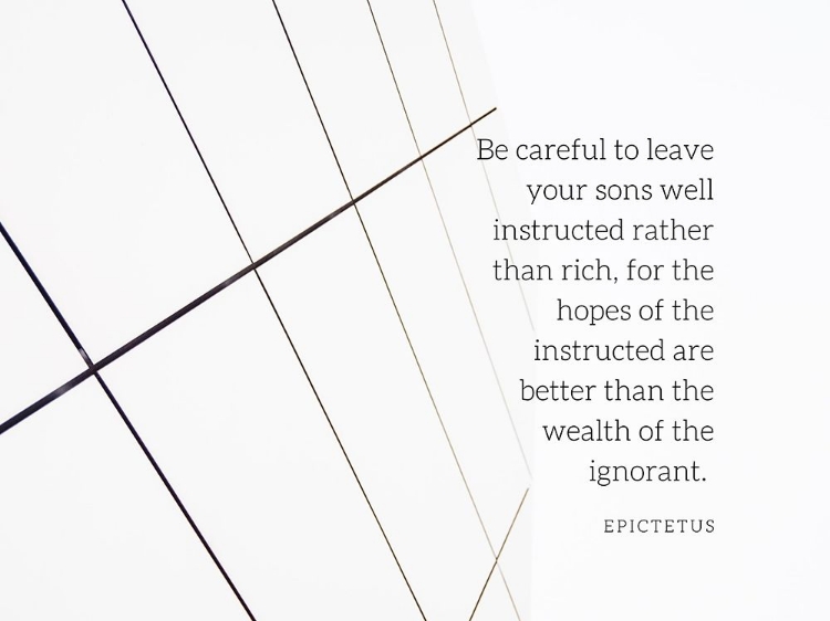 Picture of EPICTETUS QUOTE: BE CAREFUL