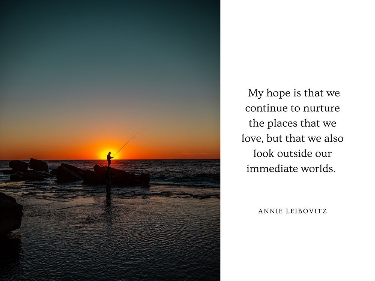 Picture of ANNIE LEIBOVITZ QUOTE: CONTINUE TO NURTURE