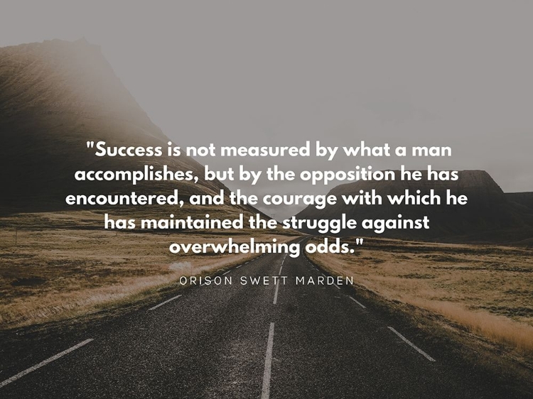 Picture of ORISON SWETT MARDEN QUOTE: SUCCESS