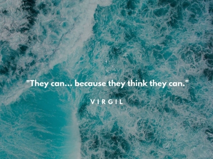 Picture of VIRGIL QUOTE: THEY THINK