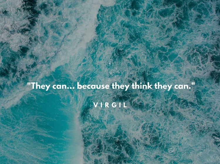 Picture of VIRGIL QUOTE: THEY THINK