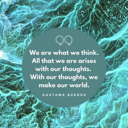 Picture of GAUTAMA BUDDHA QUOTE: WITH OUR THOUGHTS