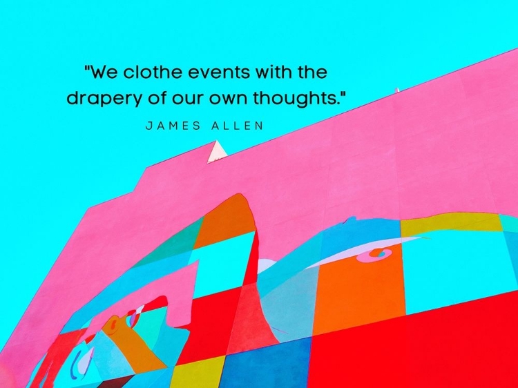 Picture of JAMES ALLEN QUOTE: OUR THOUGHTS