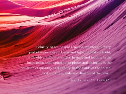 Picture of RALPH WALDO EMERSON QUOTE: POLARITY