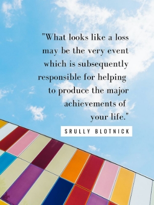 Picture of SRULLY BLOTNICK QUOTE: ACHIEVEMENT